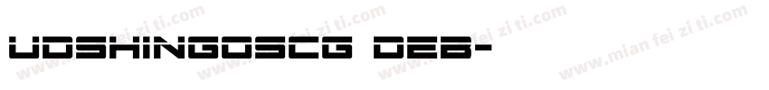 UDShinGoSCG DeB字体转换